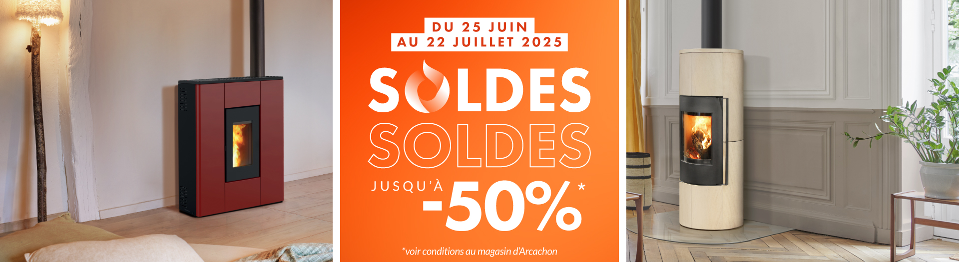 TURBO FONTE -poêles et cheminées - Soldes- Bassin d'Arcachon