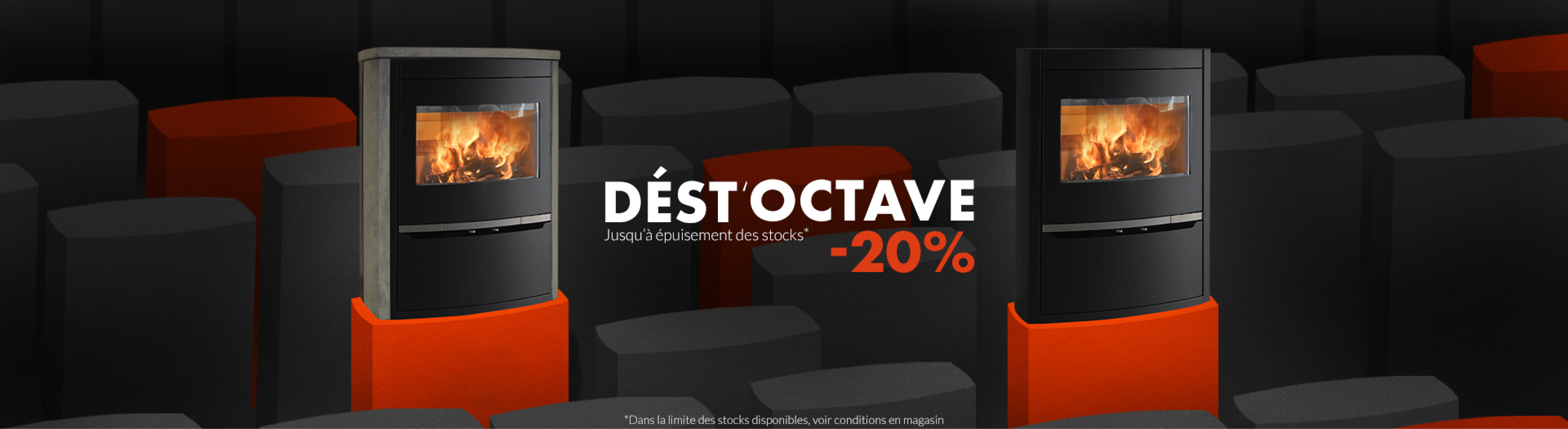 Poêles à bois OCTAVE - Déstockage - Turbo Fonte