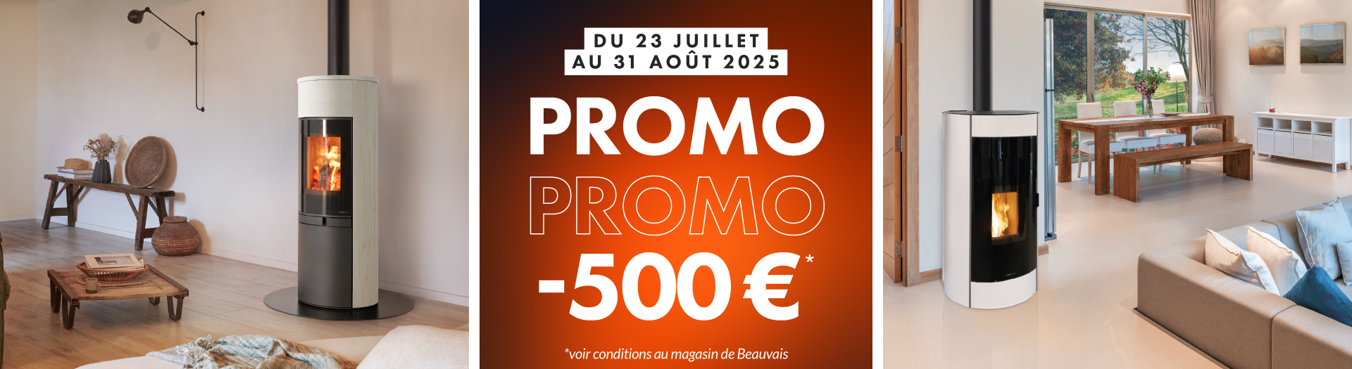 Grande promo -500€ - Turbo Fonte poêles et cheminées