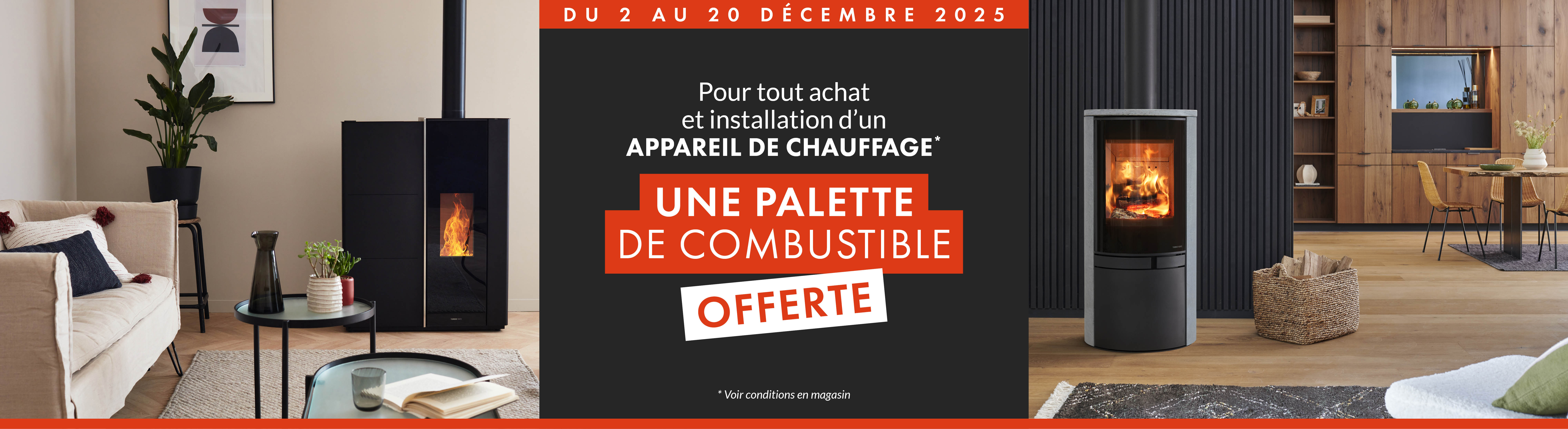 TURBO FONTE -poêles et cheminées - Promo La Roche-sur-Yon