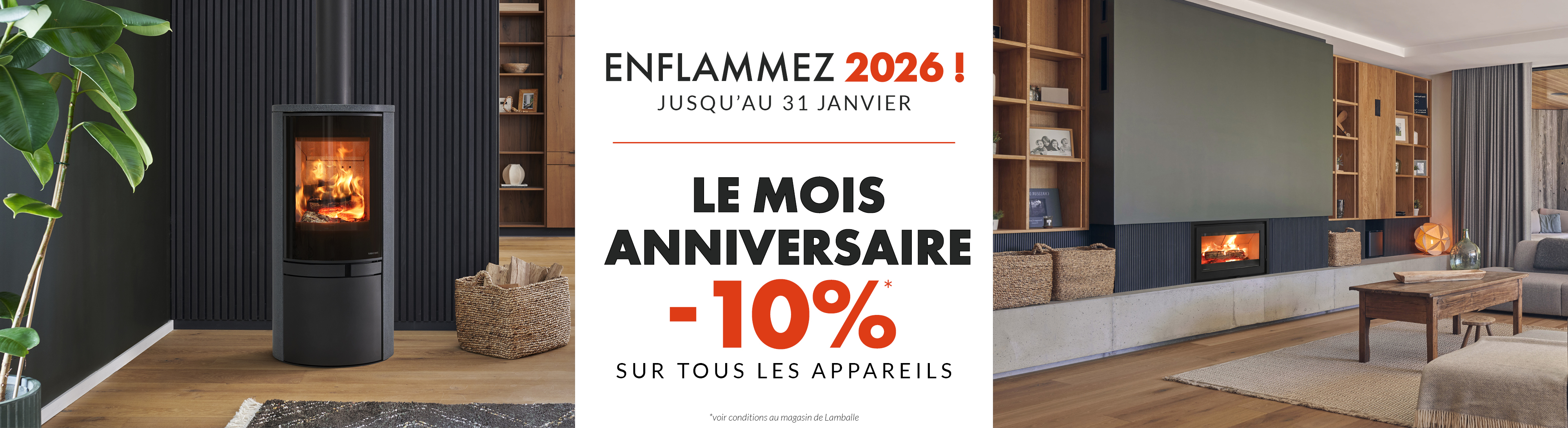 Le mois anniversaire - Turbo Fonte Lamballe - Poêles et inserts jusqu'à -10%