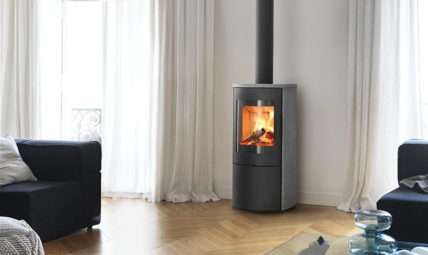 Poêle à bois avec dos chaudière Multi Carburant PRITY S3W21 21+5 KW - Bricolage