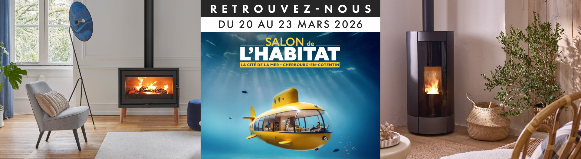 Du 20 au 23 mars, retrouvez-nous au Salon de l'Habitat à Cherbourg