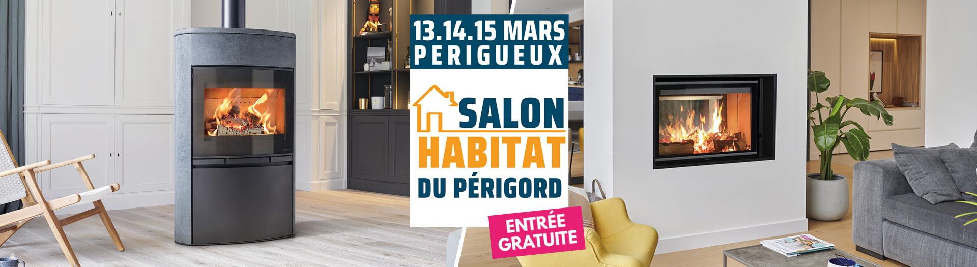 TURBO FONTE Périgueux-poêles et cheminées  présent au salon de l'habitat du Périgord