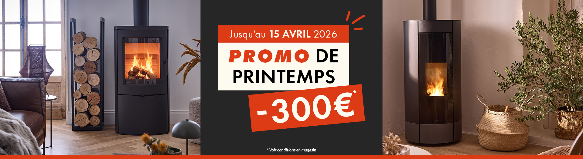 TURBO FONTE Rambouillet -poêles et cheminées - Promotion de printemps dans les Yvelines