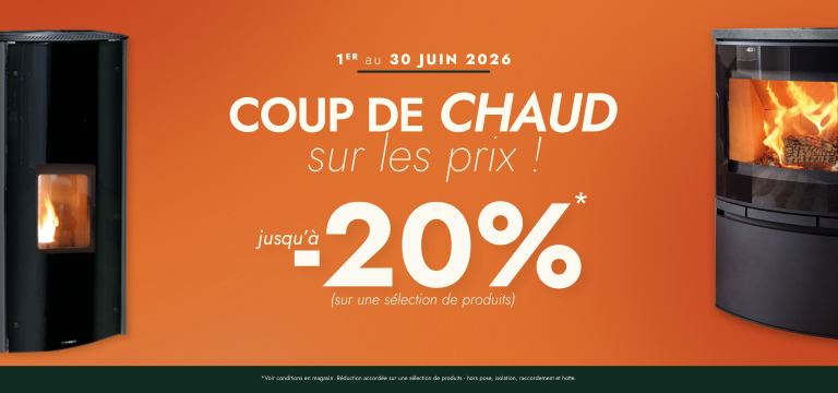 Promotion juin 2026 - Turbo Fonte poêles et cheminées 