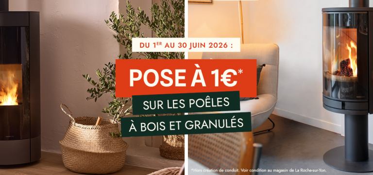 POSE A 1 EUROS - TURBO FONTE POELES ET CHEMINEES