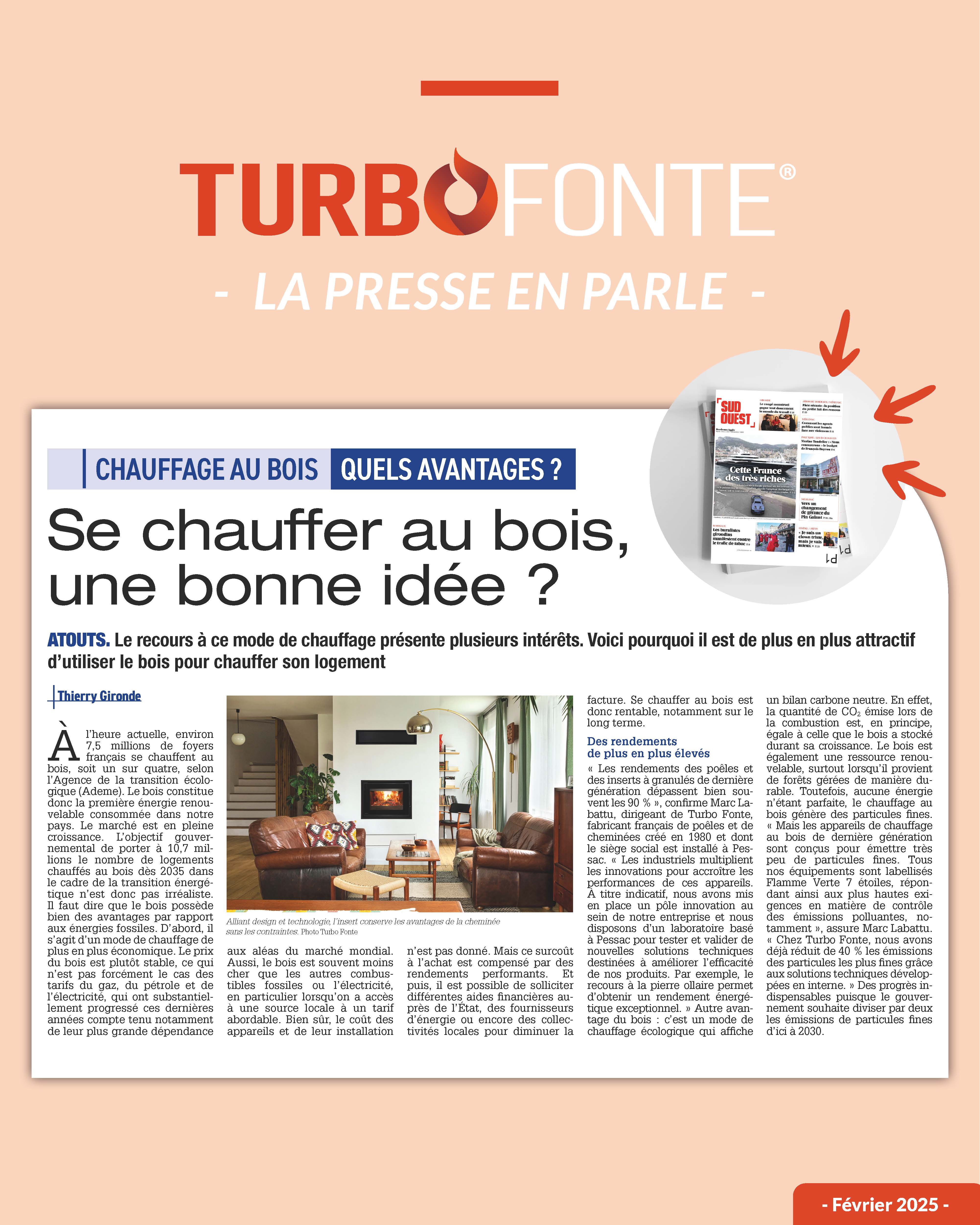 Turbo Fonte - Poêles et cheminées - SUd ouest